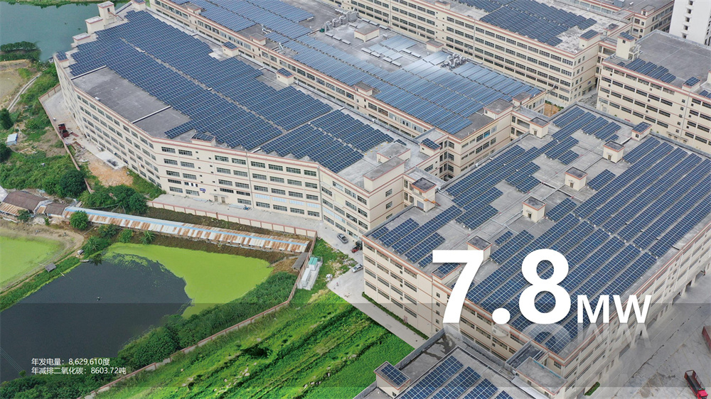 年發電量：8,629,610度，年減排二氧化碳：8603.72噸